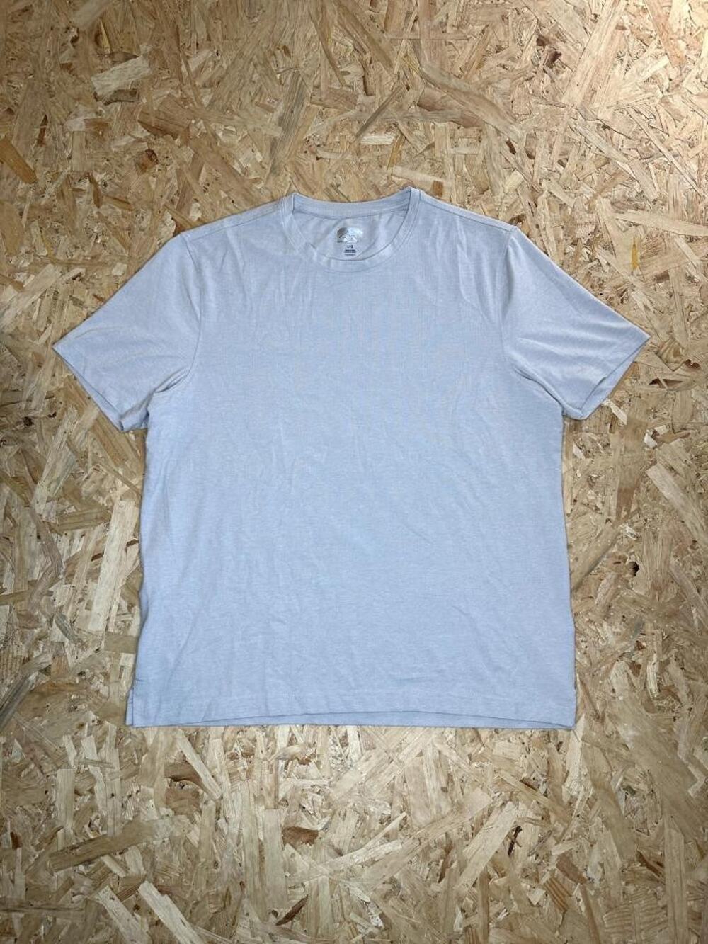 Greg Norman Shark T-Shirt Mens Large Gray Short Sleeve Performance Golf Tee